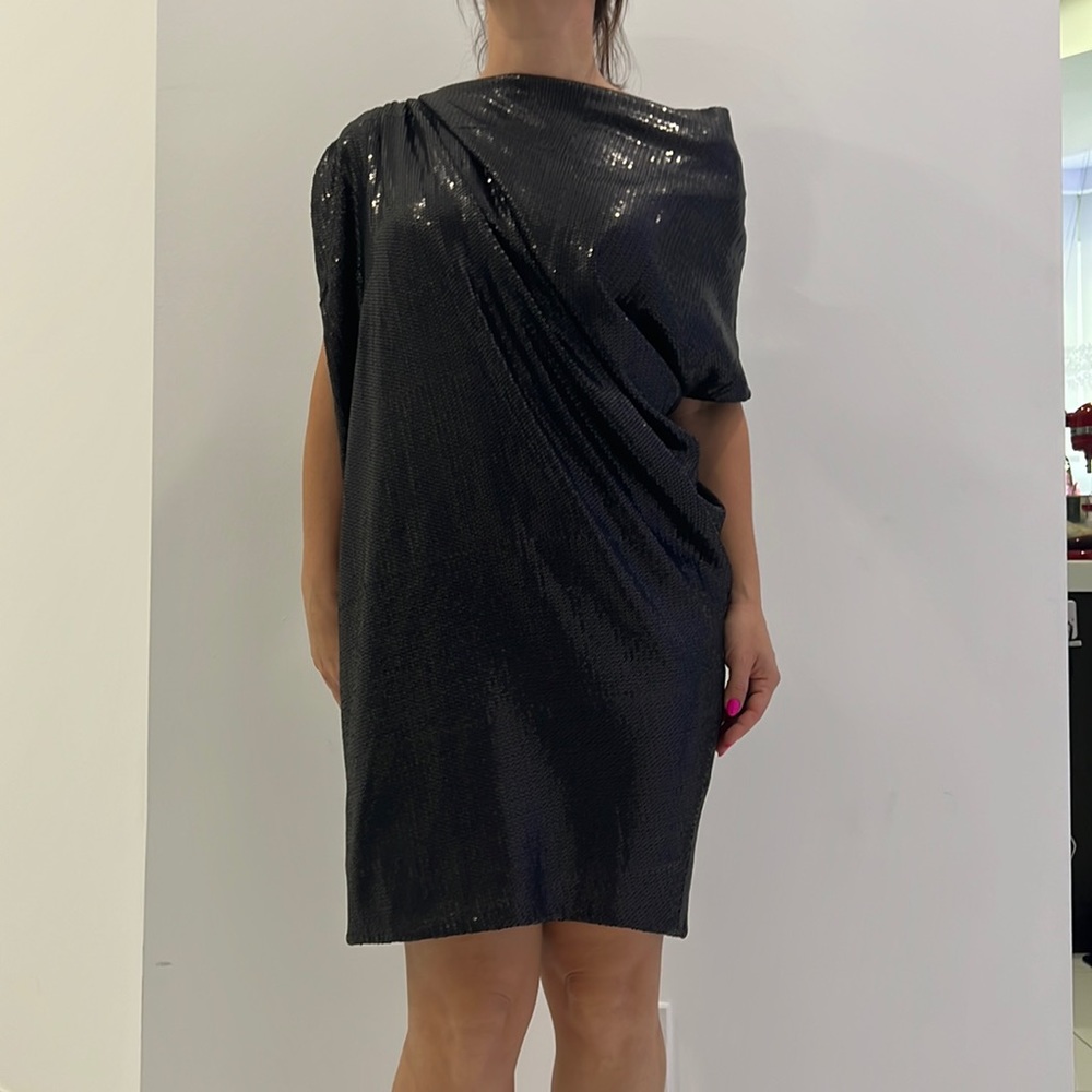 Alldressedup sequence black dress, size small